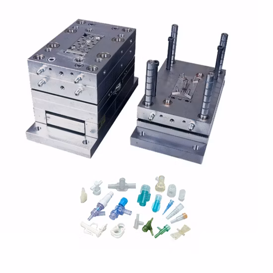 Air Vented Spike Plastic Medical Injection Mould /Mold for Disposable Infusion Set/IV Set Y